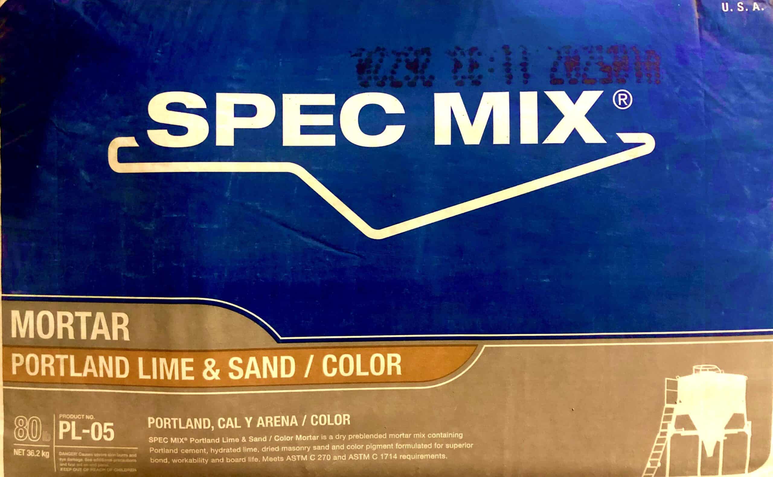 Spec Mix Mortar