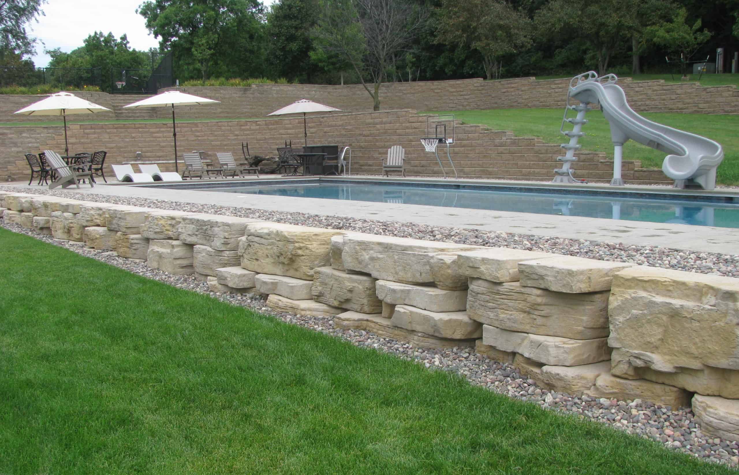 Retaining Wall Rosetta and Allan Block
