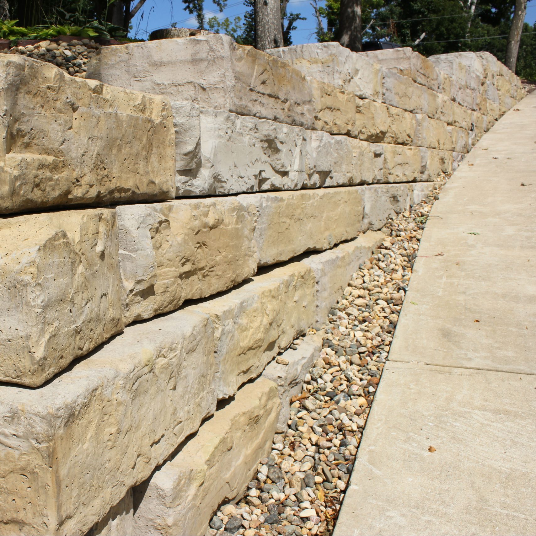 Ledge Wall Retaining Wall Block